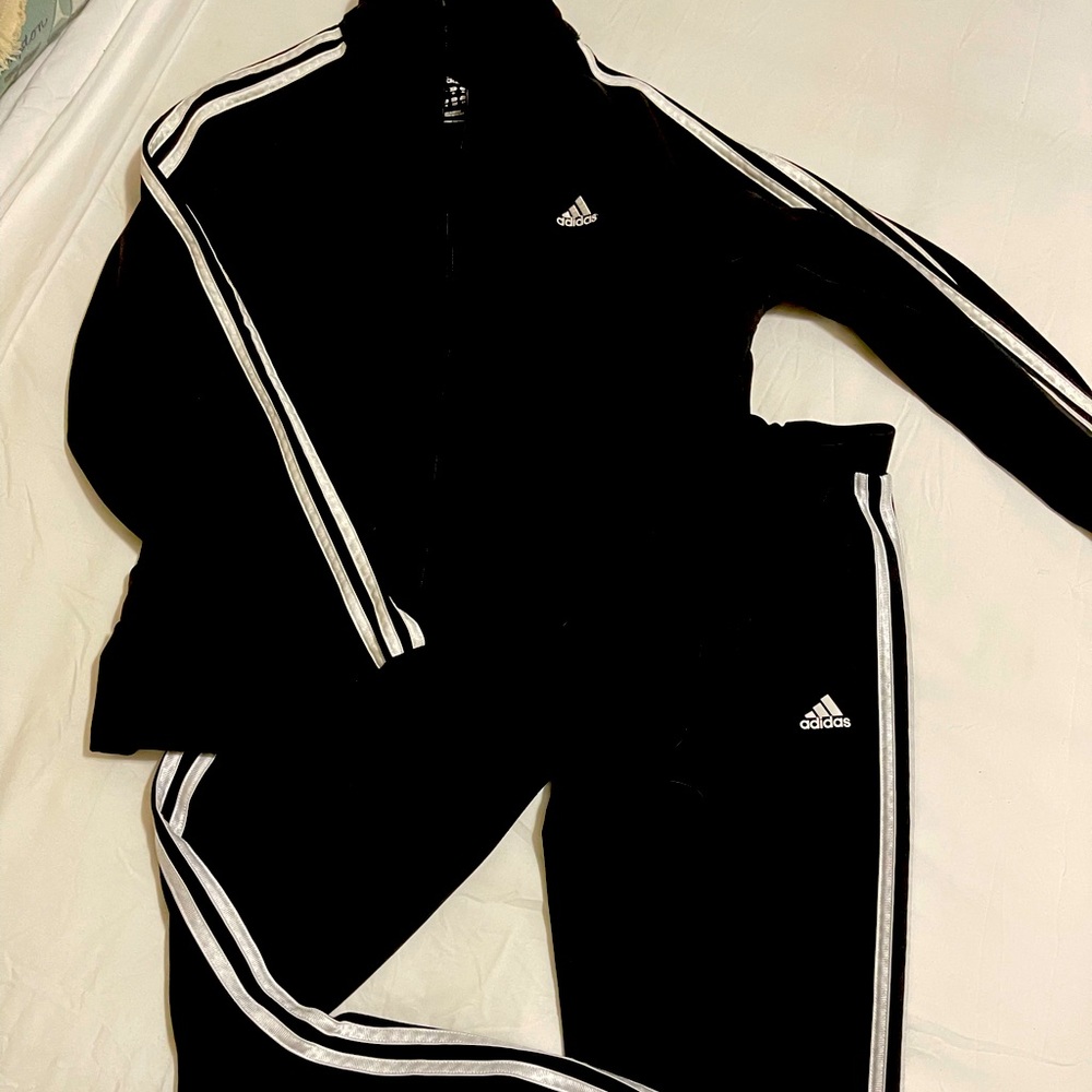 Adidas jacket and matching joggers